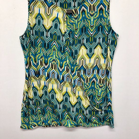 CK Calvin Klein Women Sleeveless Blouse Top Shirt Size Large B227 -19 - Picture 9 of 13